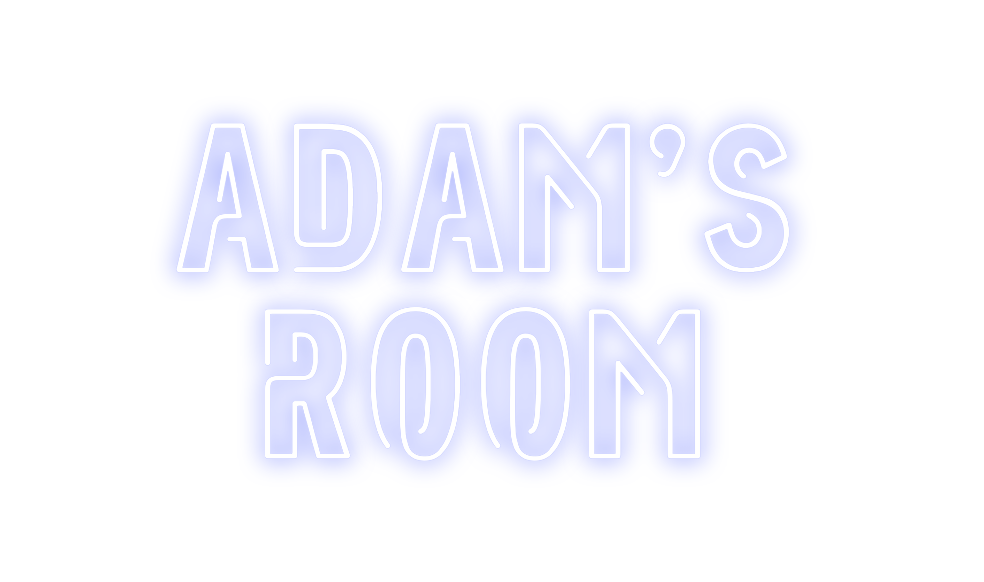 Custom Neon: Adam's
Room