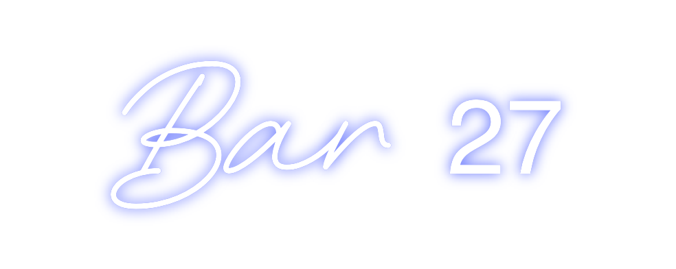 Custom Neon: Bar 27