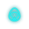 ice_blue gorilla led animal cartoon fauna gorilla herbivore monkey zoo neon factory
