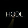 Hodl neon sign