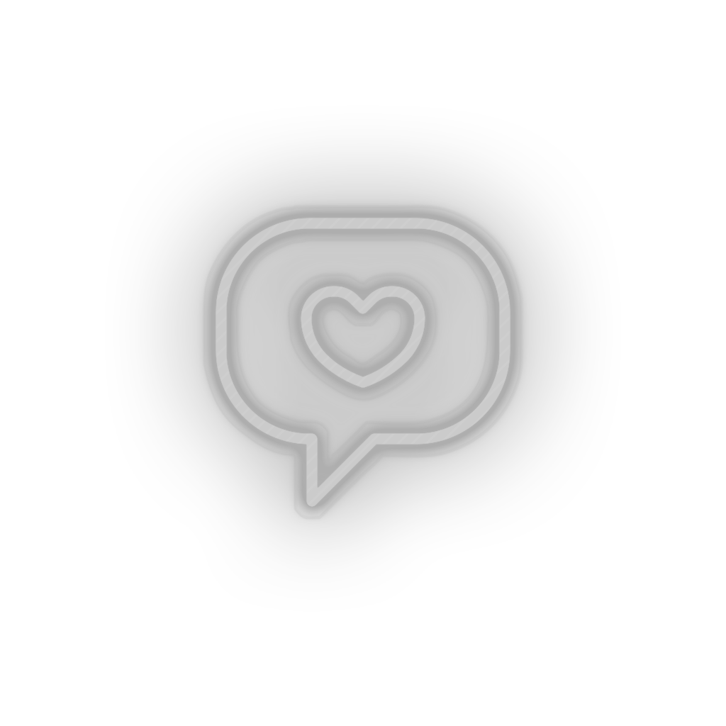 i love you Bubble heart i love you love relationship romance valentine day Neon led factory