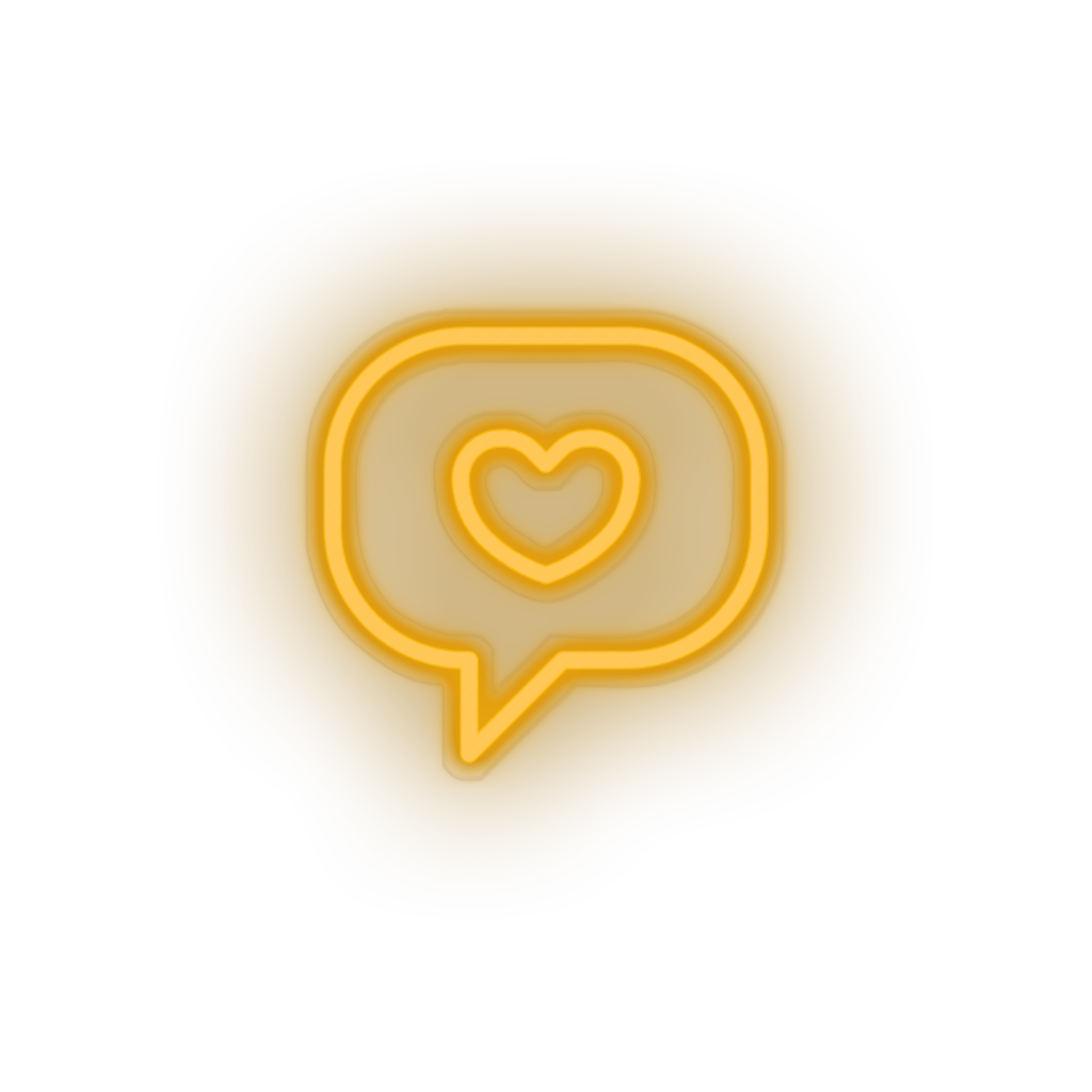warm_white i_love_you led bubble heart I love you love relationship romance valentine day neon factory