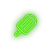 green ice_cream led beach cold holiday ice cream popsicle summer vacation neon factory