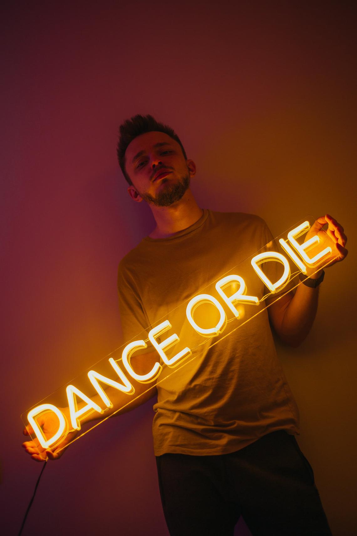 Dance or die Neon sign Custom color and size