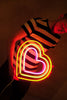 heart shaped neon sign