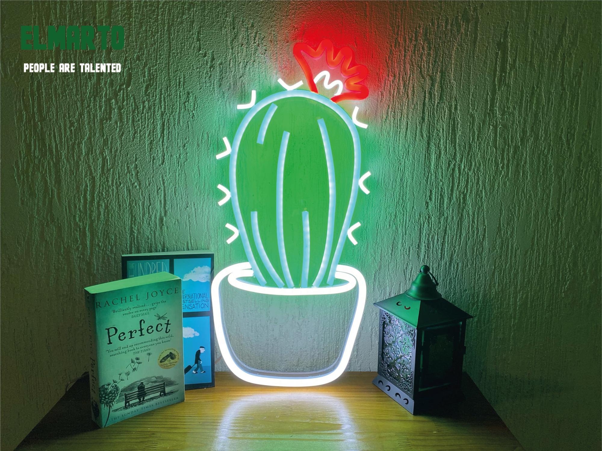 Cactus neon sign