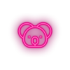 pink koala led animal austalia cartoon fauna herbivore koala zoo neon factory