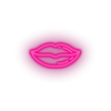 pink lips led kiss lips love mouth relationship romance valentine day neon factory