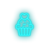 muffin Cake dessert love muffin relationship romance valentine day Neon led factory