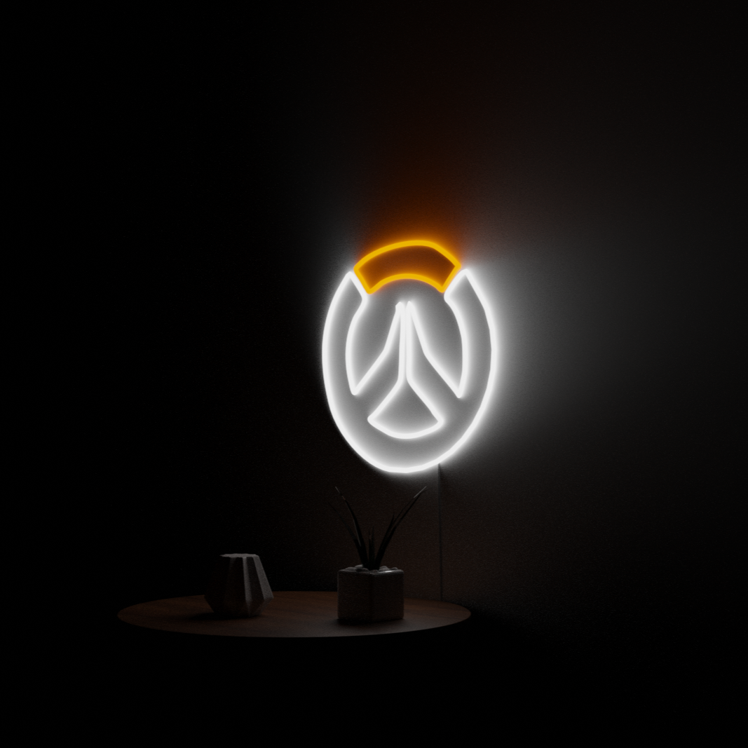 OVERWATCH Logo neon sign