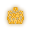 warm_white parent family person human children heart like child parents kid baby led neon factory