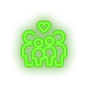 parent family person human children heart like child parents kid baby Neon led factory