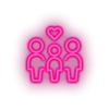 pink parent family person human children heart parents child kid baby love led neon factory