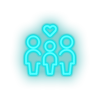 parent family person human children heart parents child kid baby Neon led factory