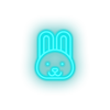 rabbit Animal bunny cartoon fauna herbivore rabbit zoo Neon led factory