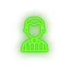 green referee led american football football club judge referee soccer sport neon factory