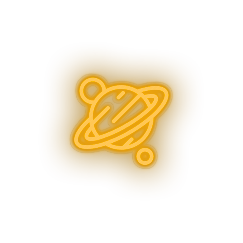 saturn Adventure astronomy outer space planet saturn saturn ring space Neon led factory