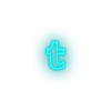 tumblr social network brand logo Neon led factory